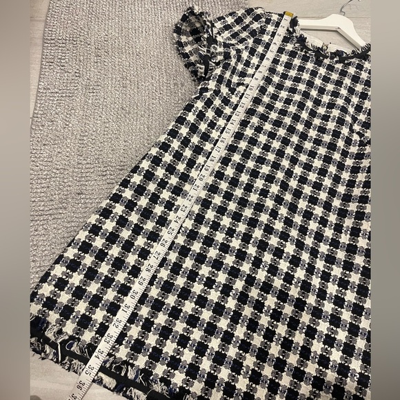 Kate spade tinsel checkered tweed dress size 10 - Picture 10 of 13